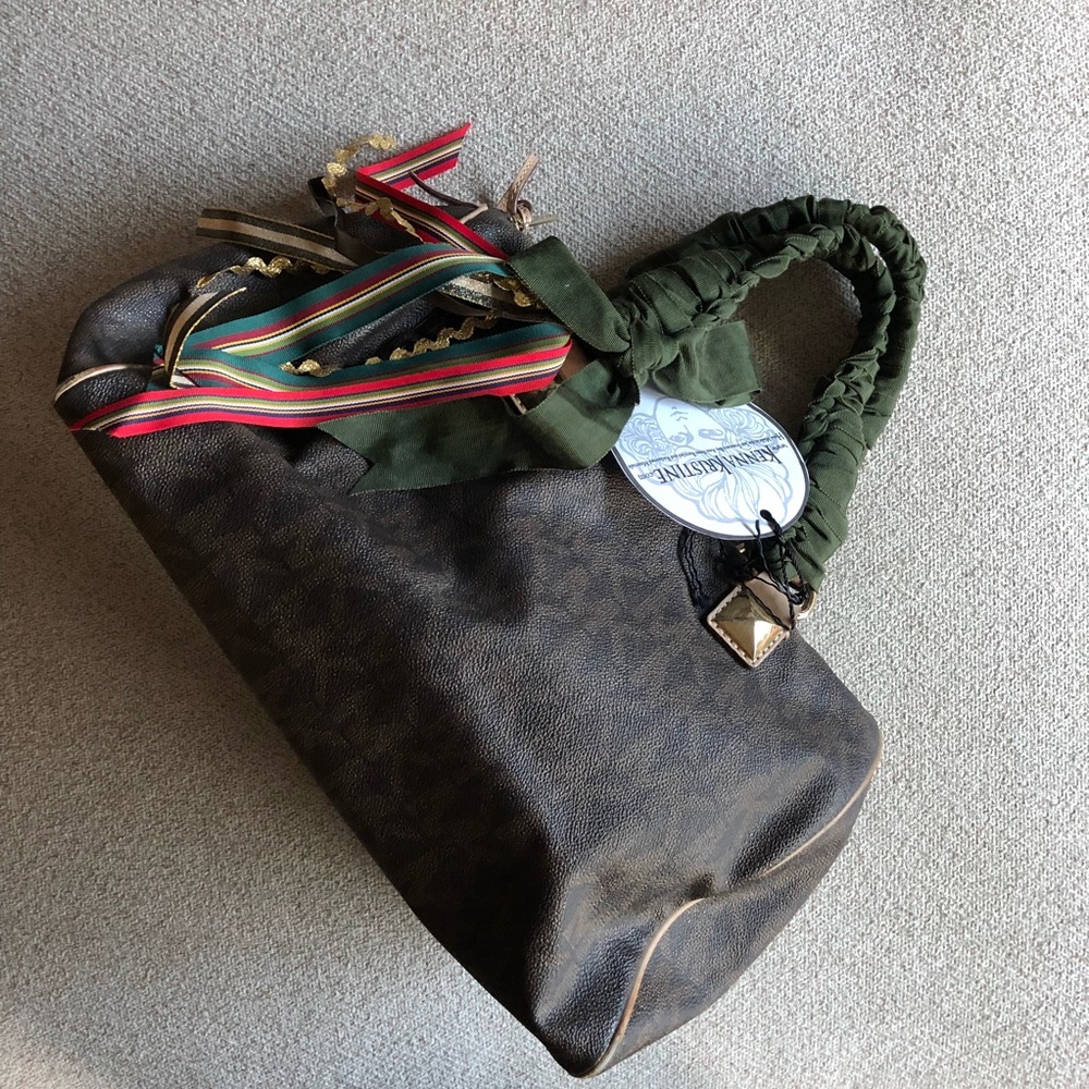 Michael Kors handbag with ribbon handle